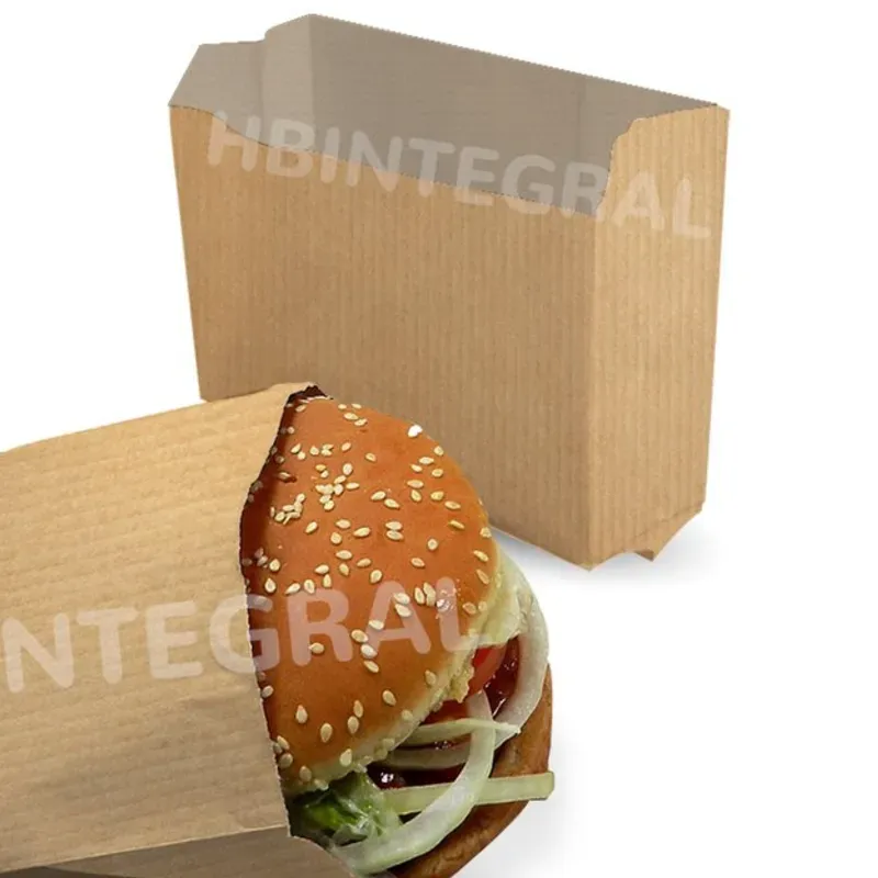 Cartucho p Hamburguesa