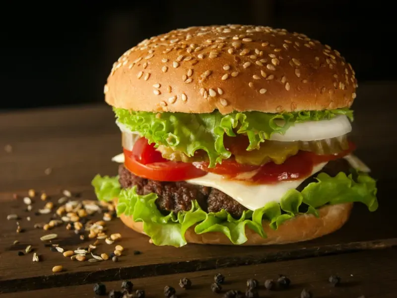 HAMBURGUESA SENCILLA