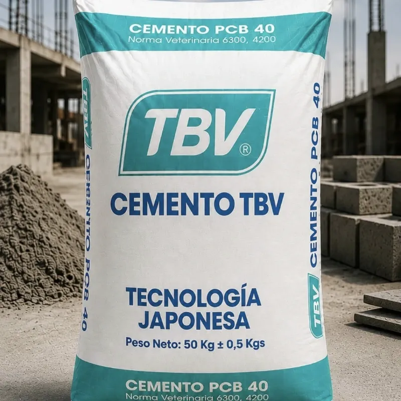 Cemento TBV PCB 40 – 50 kg | Para trabajos estructurales de alta exigencia