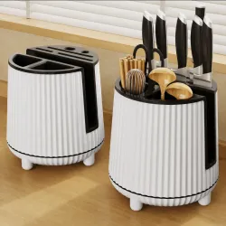 Organizador de cubiertos, cuchillos y tabla de picar