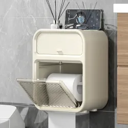 Organizador de papel sanitario con gaveta