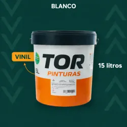 Pintura de vinil blanco española TOR 15L