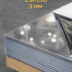 Planchas de acrílico con efecto espejo 1.22 x 2.44 x 3mm