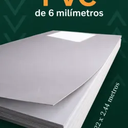 Pvc blanco de 6MM