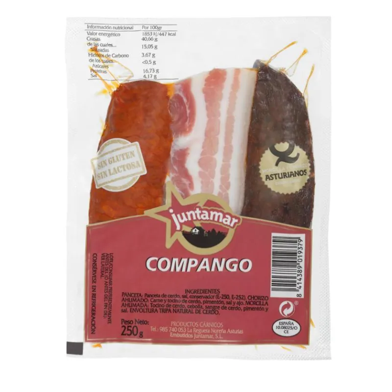 Compango (chorizo, bacon y morcilla) 