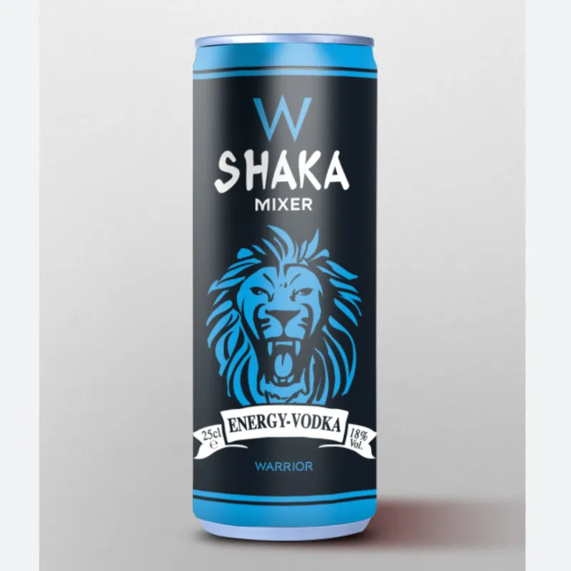 Energizante Shaka con Vodka 