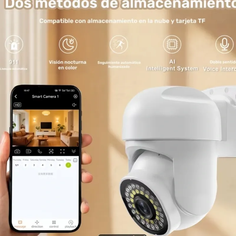 Juego de Dos Cámaras de Seguridad