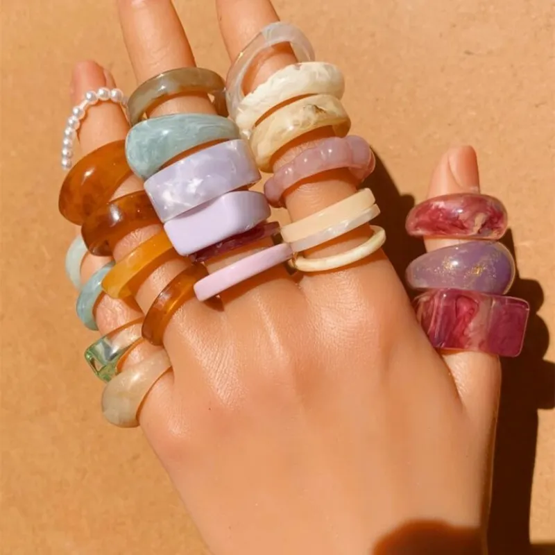 Anillos de resina 