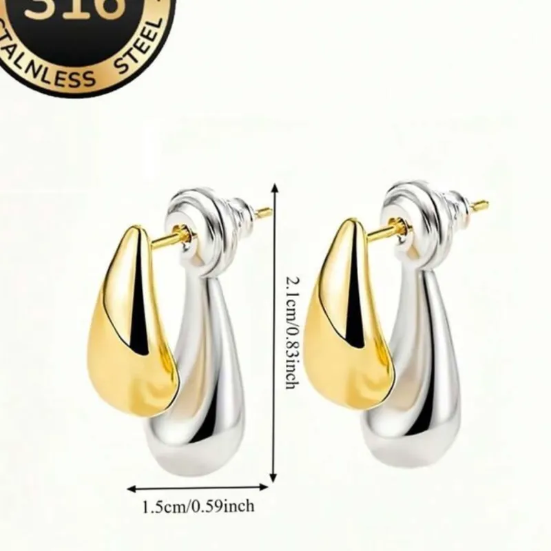 Aretes diseño combinado  043