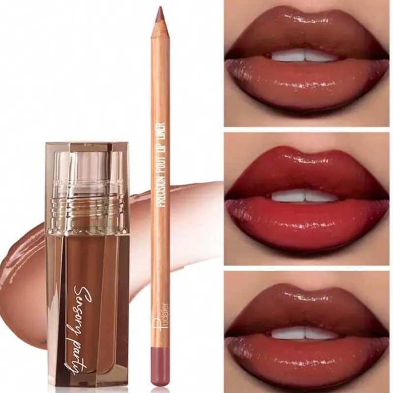 Perfilador de labios y brillo 019