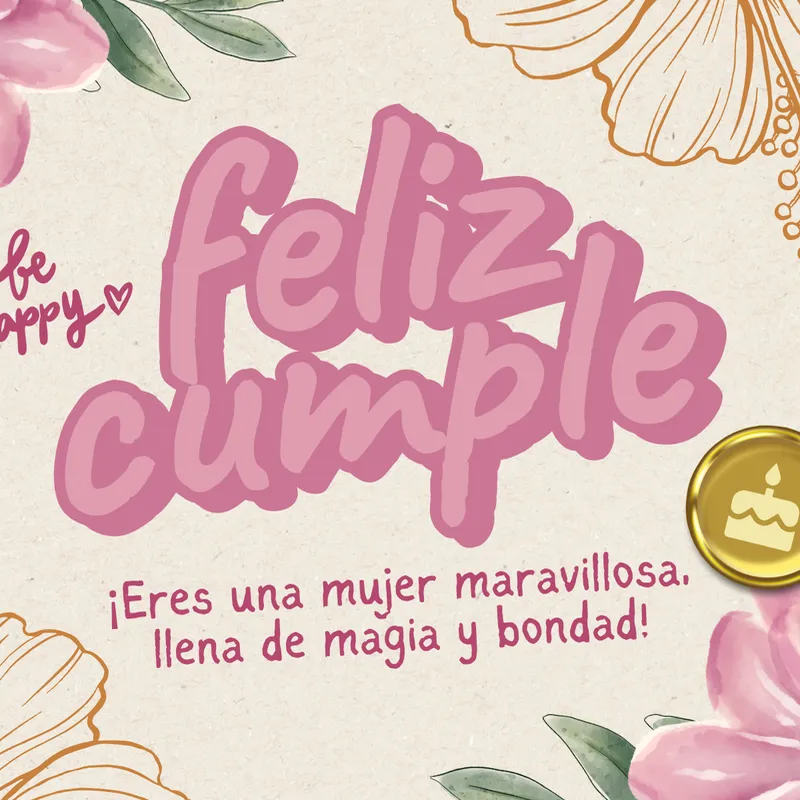 Postal de Feliz Cumpleaños 🎂 
