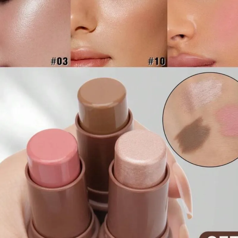 Set de 3 piezas de contorno facial 025