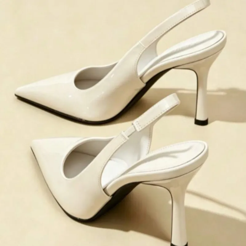 Tacones stilettos beige 047