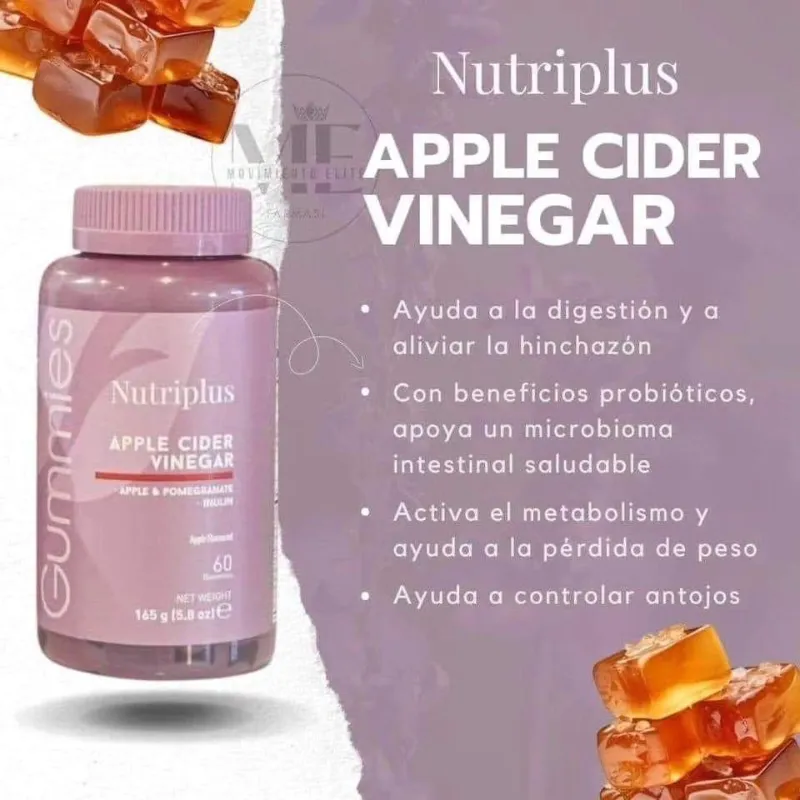 Gomitas de vinagre de cidra de manzana