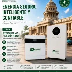 COMBO INVERSOR 10 KW + BATERÍA 16 KWH TB SOLARO