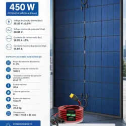 🔋☀️ COMBO SOLAR 450W ☀️🔋