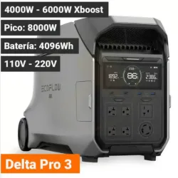 *Estación De Energía ECOFLOW DELTA PRO 3*