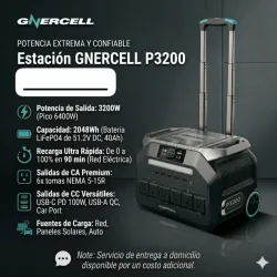 ⚡🔋 ESTACIÓN DE ENERGÍA GENERCELL P3200 🔋⚡