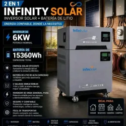 ⚡️ KIT TODO EN UNO INFINITY SOLAR 6KW + 15.3KWH 🔋