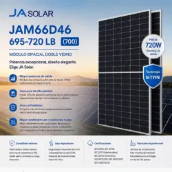 ☀️ PANEL SOLAR JA SOLAR 720W ⚡