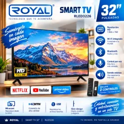 🔥 SMART TV 32" ROYAL 🔥