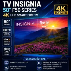 TV INSIGNIA 50" F50 SERIES 4K UHD SMART FIRE TV