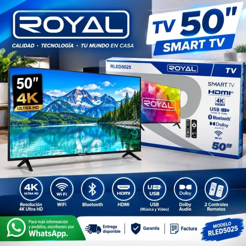 TV ROYAL 50" SMART TV 4K ULTRA HD