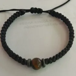 Pulsera con ojo de tigre