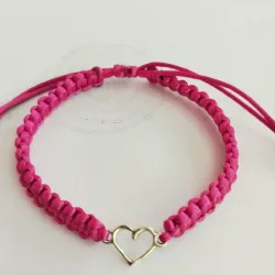 Pulseras con corazón 
