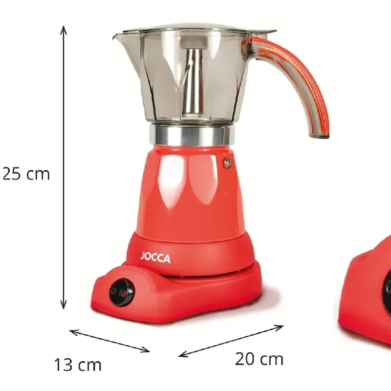 CAFETERA ELÉCTRICA (6 TAZAS) MARCA JOCCA (220V) 