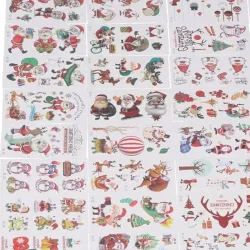 CALCOMANÍAS  NAVIDAD 5D(VARIOS MODELOS A ESCOGER) 