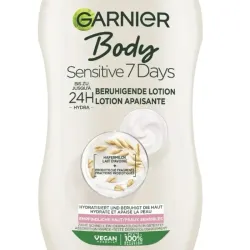 Body Garnier Loción Corporal Leche de Avena Sensible 24H Calmante Piel Sensible