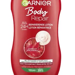  GARNIER 400ml Body Garnier La loción corporal repara la piel muy seca y áspera