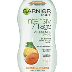 GARNIER LOCIÓN CORPORAL ACEITE DE MANGO INTENSIVO 7 DÍAS NUTRITIVO PIEL NORMAL Y SECA 400ml