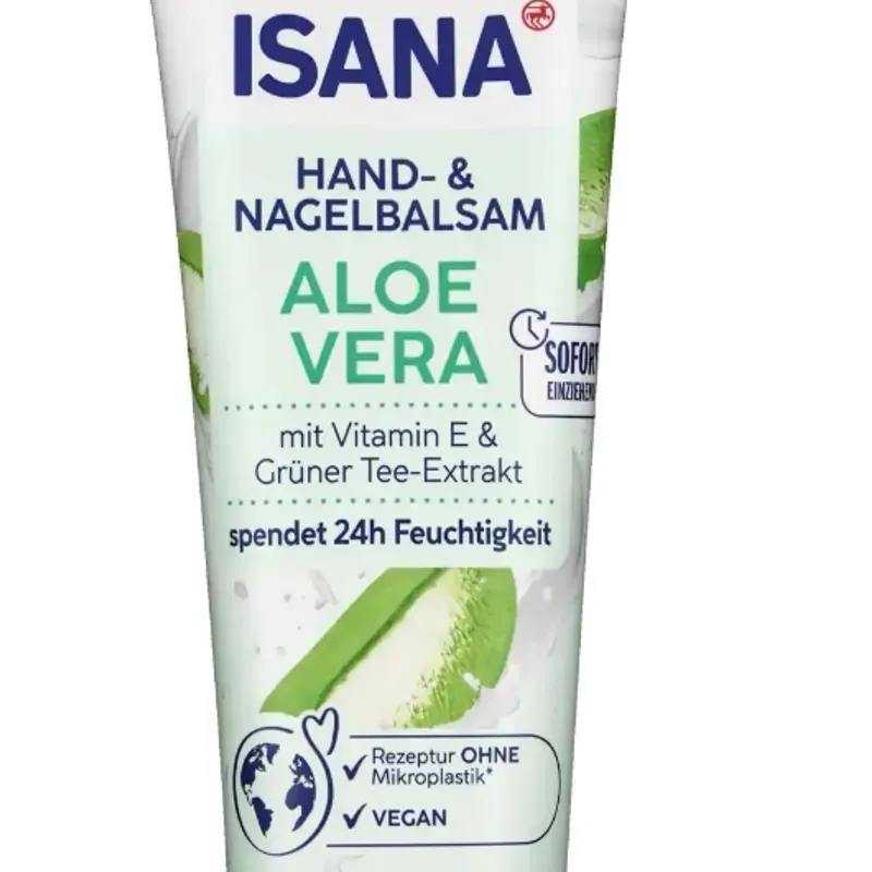 BÁLSAMO DE MANOS ALOE VERA, VITAMINA E Y EXTRACTO DE TÉ VERDE 100ml