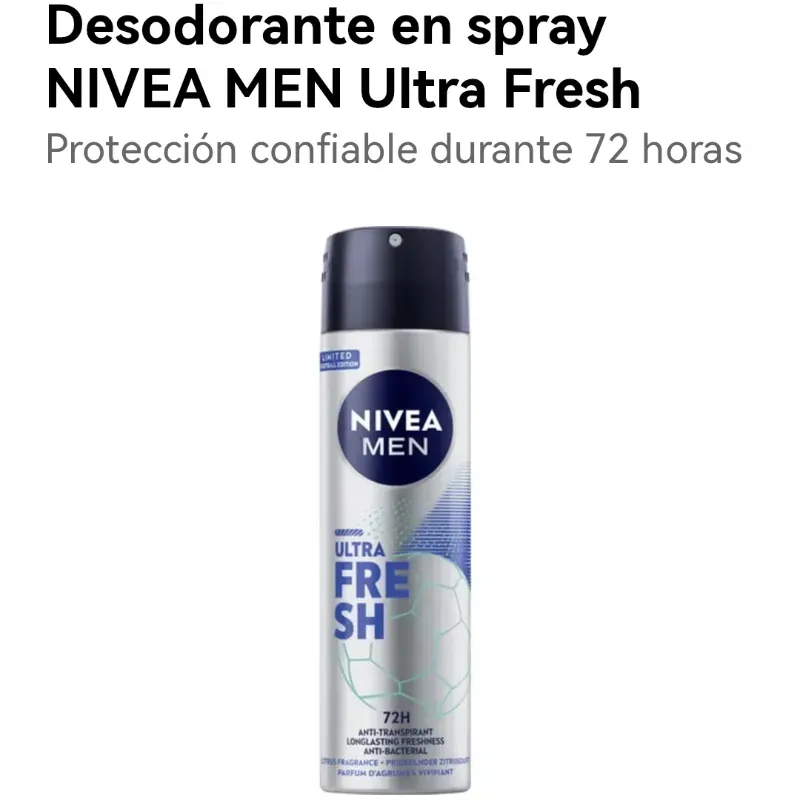 DESODORANTE NIVEA MEN ULTRA FRESH 