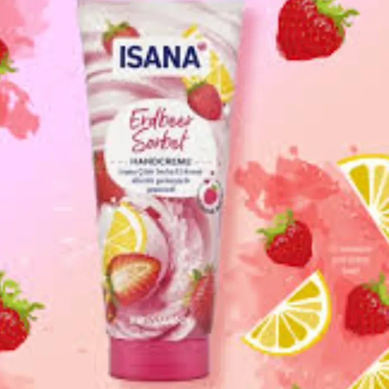 EDICIÓN LIMITADA CREMA DE MANOS CON AROMA A FRESA FRESCA Y LIMÓN (100ml)