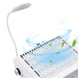 EXTRACTOR BLANCO CON LAMPARITA LED