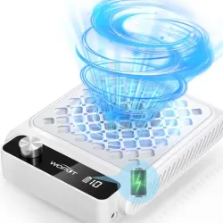 EXTRACTOR RECARGABLE INALÁMBRICO 980 PA CON PAPELES DE FILTRO (30 piezas) 