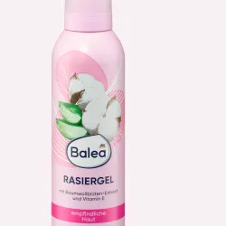 GEL DE AFEITADO PARA PIEL SENSIBLE CON EXTRACTO FLOR DE ALGODÓN Y VITAMINA E