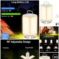 LÁMPARA RECARGABLE (+ DE 10 HORAS DE ILUMINACIÓN) 