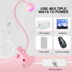 LÁMPARA SOFT GEL ROSA