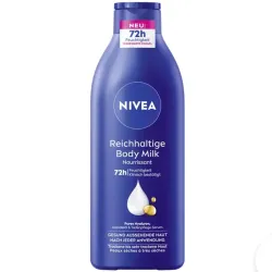 NIVEA LECHE CORPORAL RICA ! 72h DE HIDRATACIÓN 400(ml)