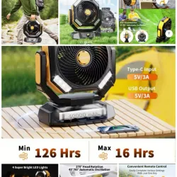 VENTILADOR RECARGABLE 40000 Mha 