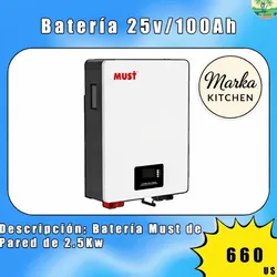 Batería 25 V / 100 Ah