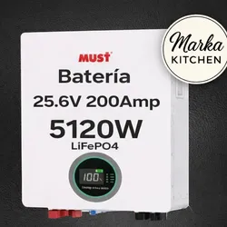 Batería de 25.6 V / 200 Ah