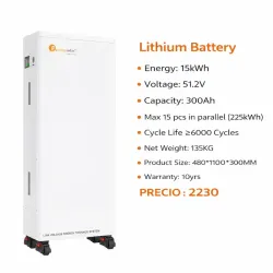 Batería de litio (15 kWh)