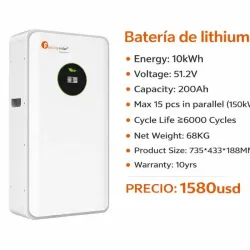 Batería de litio (10 kWh)