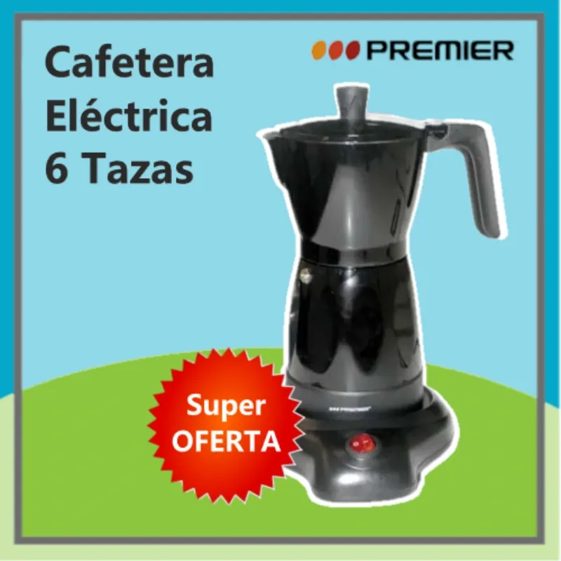 Cafetera Eléctrica 6 tazas