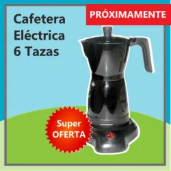 Cafetera Eléctrica 6 tazas